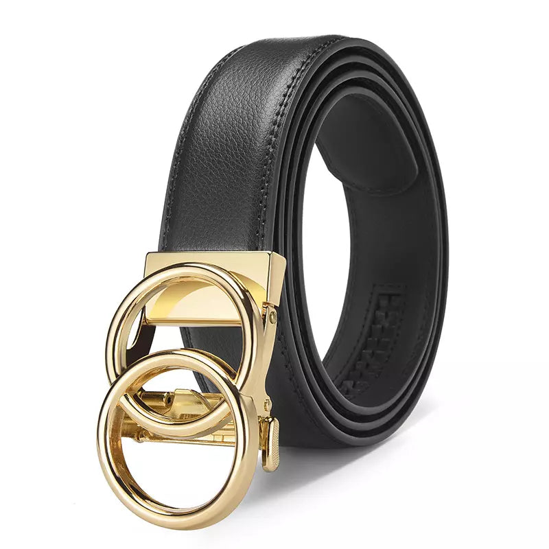 Cinturón Brantieri | Negro Dorado