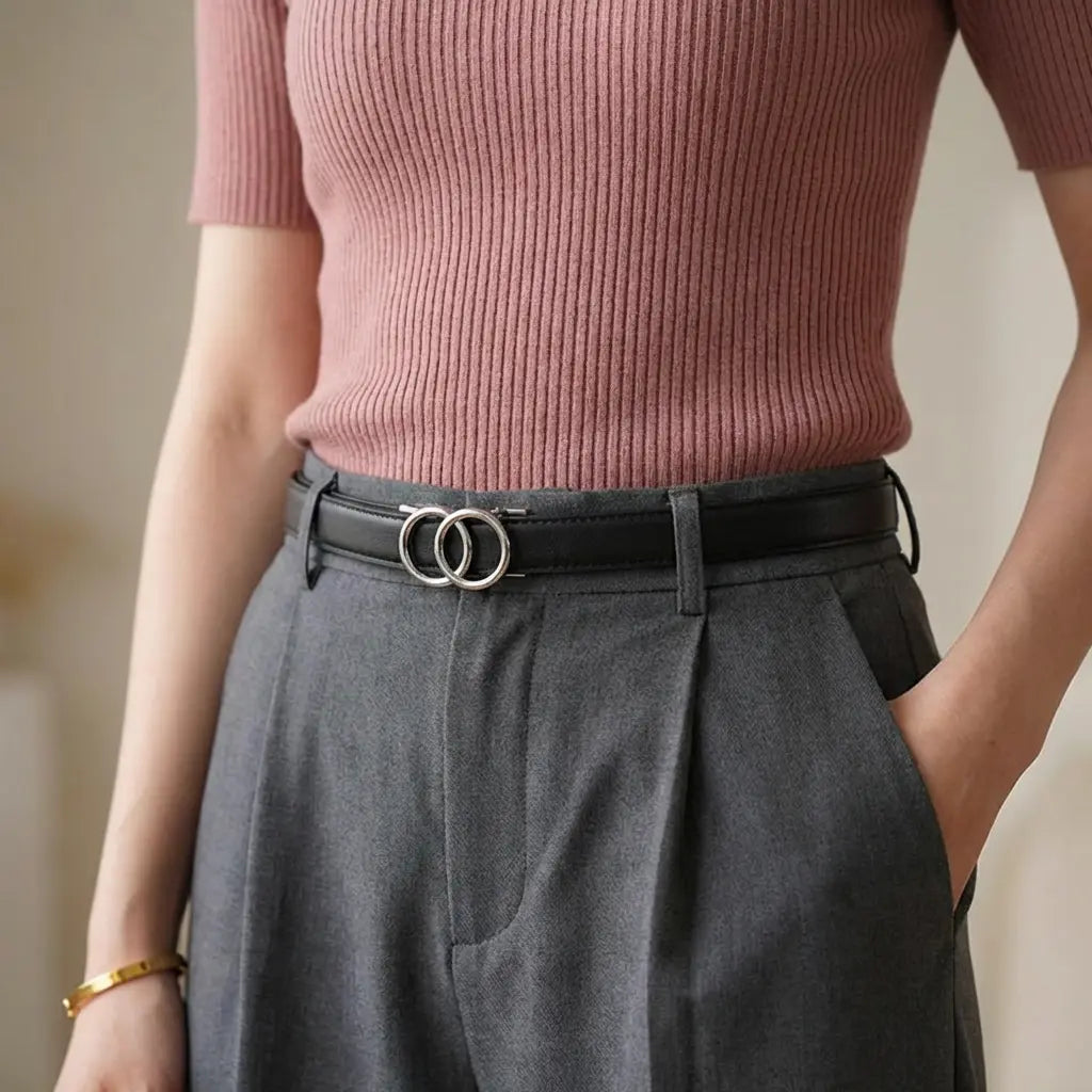 Brantieri Belt | Silver-Black